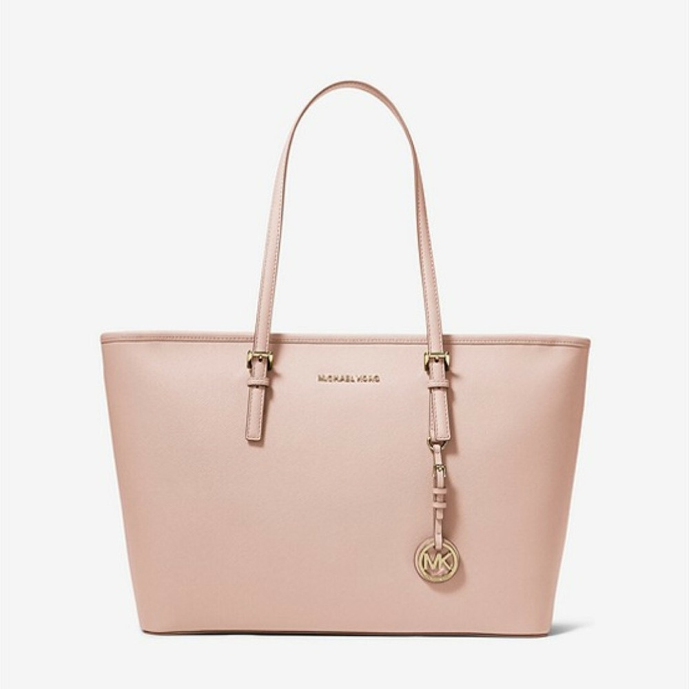 MICHAEL KORS Jet Set Travel Medium Top-Zip LARGE Tote Bag